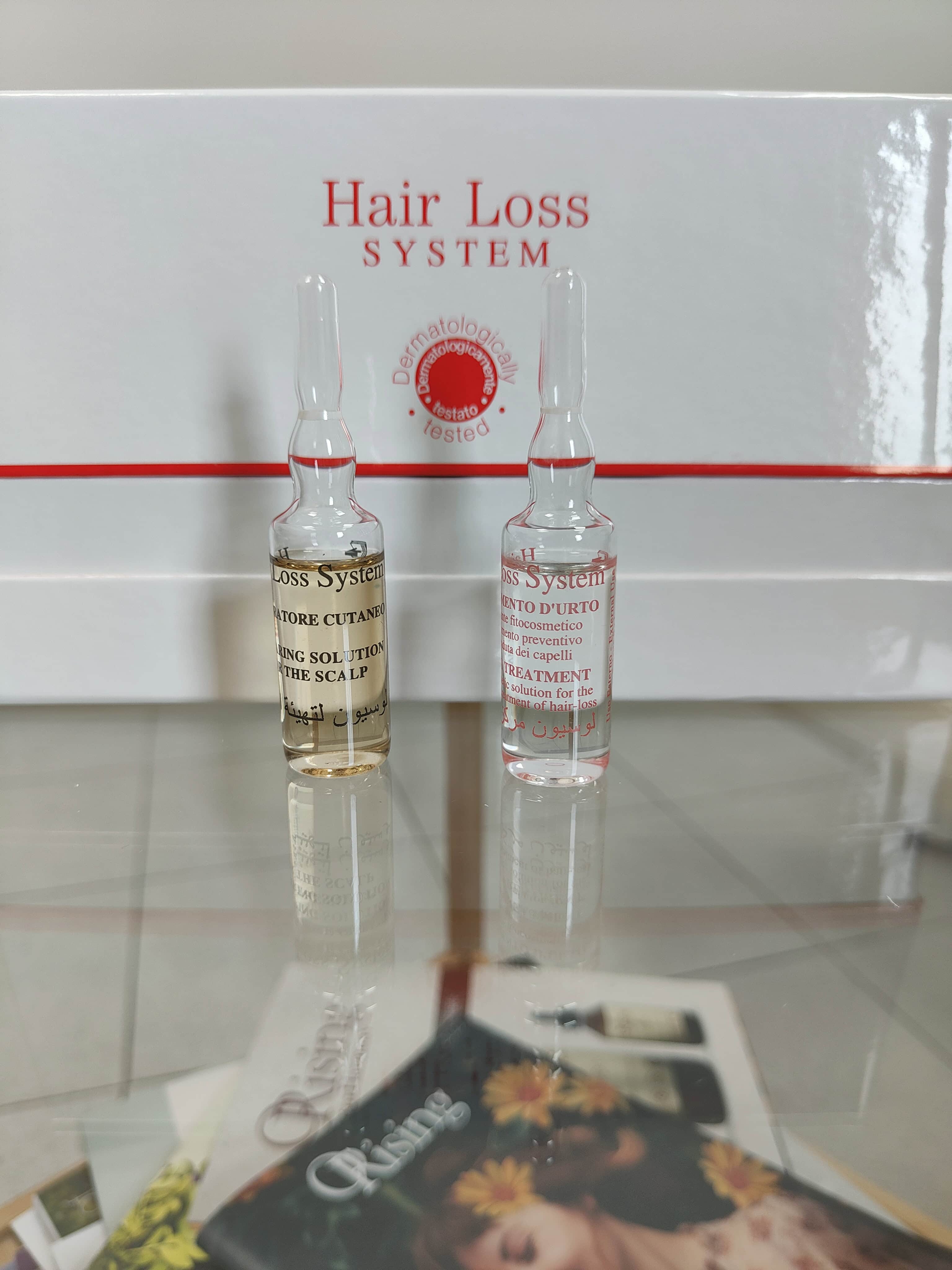 hair loss system scalp peels and hair growth active ingredients